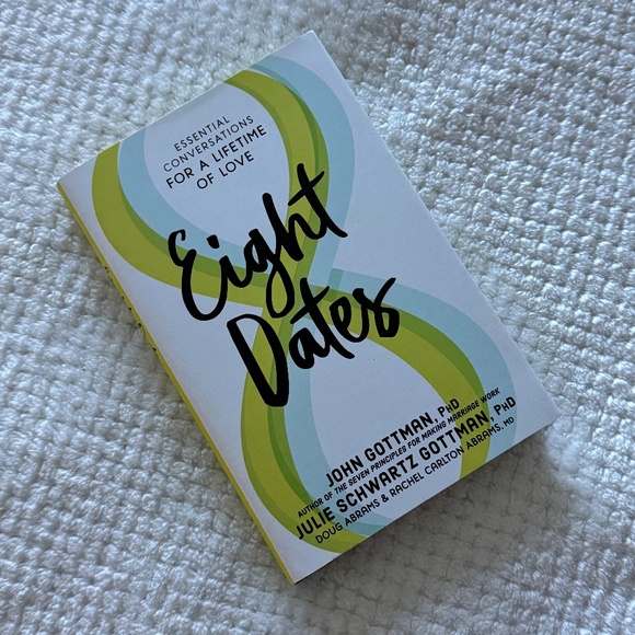 💙 3/$21 HARDCOVER: Eight Dates - Essential Conversations for a Lifetime of Love - Picture 1 of 5